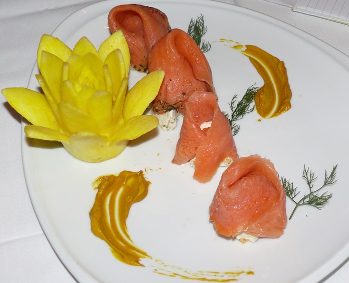 Salmon all the way from the Fiords.