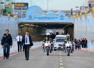 More than three years in the making, the Central Road bypass tunnel opened Aug. 25. The 1.9-kilometer tunnel spans four lanes, each 3.5 meters wide.