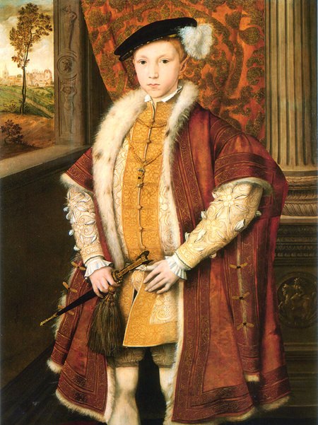 Prince Edward in 1546 aged nine – the year he was crowned King of England.