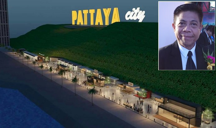 City spokesman Pinit Maneerat (inset) said the “call for investors” posted on Facebook about the so-called Bali Hai Market was nothing more than wishful thinking.