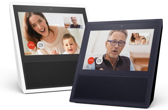 With Echo Show, Amazon has given its voice-enabled Echo speaker a touch screen and video-calling capabilities as it competes with Google’s efforts at bringing “smarts” to the home. (Amazon via AP, File)