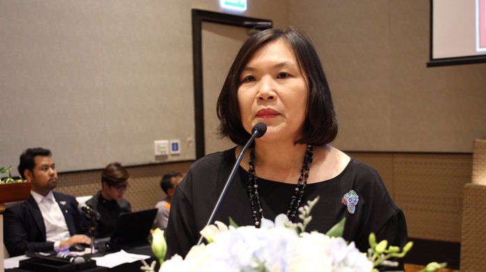 Suladda Sarutilavan, Director of Tourism Authority of Thailand Pattaya Office, announces the Tourism Authority of Thailand will highlight food, shopping and business meetings to drive tourists to Pattaya and the east in 2018.