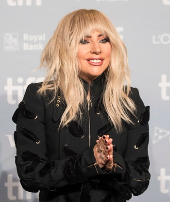 Lady Gaga appears during a press conference for “Gaga: Five Foot Two” at the Toronto International Film Festival, in Toronto on Friday, Sept. 8. (Chris Young/The Canadian Press via AP)