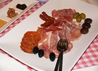 An Italian meal requires antipasto.