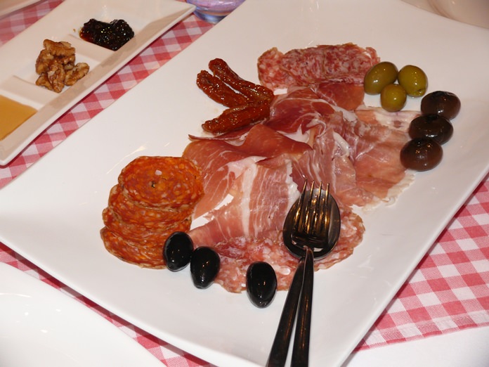 An Italian meal requires antipasto.