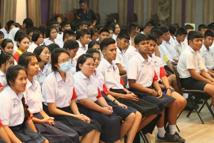 More than 300 students and teachers received a lesson in city management for National Youth Day.