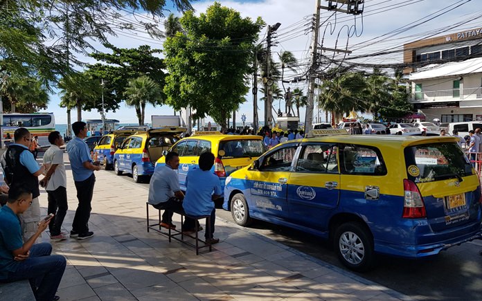 Authorities are threatening to double or triple fines against warring Pattaya public-transport drivers, saying vigilante violence against smartphone-enabled ride-sharing services must end.