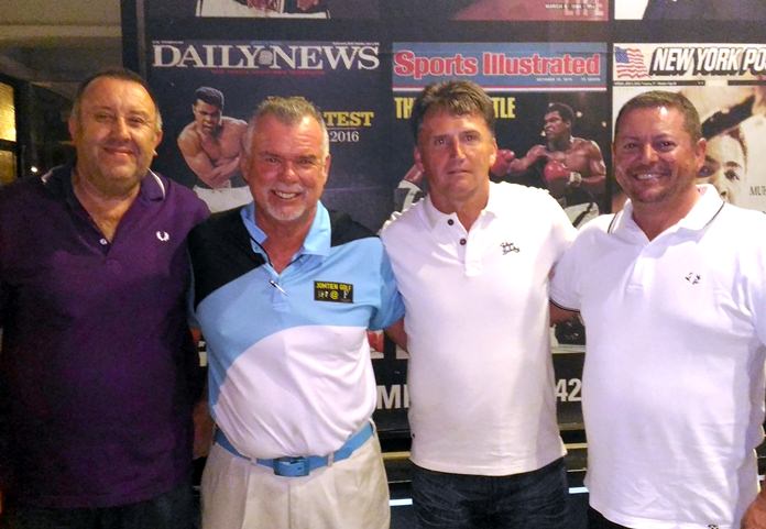 (From left) Keith Wooley, Dennis Scougal, John Hughes and Mark Potton.