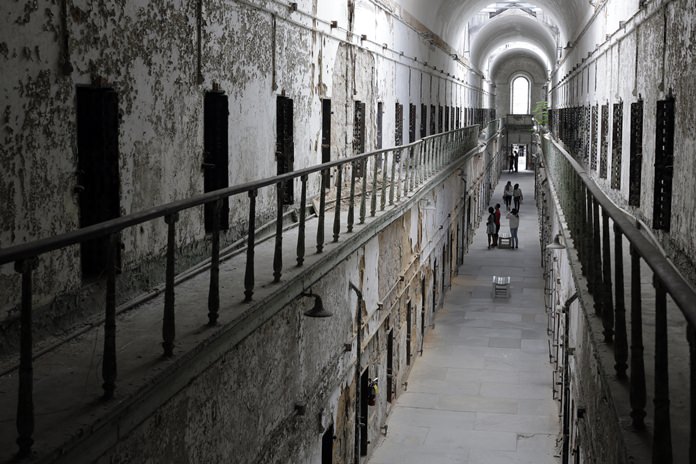 The Eastern State Penitentiary in Philadelphia took in its first inmate in 1829, closed in 1971 and reopened as a museum in 1994. (AP Photo/Matt Rourke)