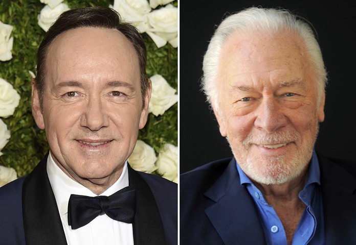 This combination photo shows Kevin Spacey (left) and Christopher Plummer. (AP Photo)