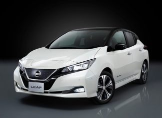 Nissan Leaf EV.