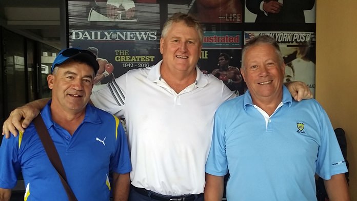 (From left) Bob Comartin, Ian Plummer, John Walsh.