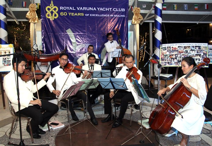 The Royal Thai Navy band played 50s & 60s period music at the party to bring back memories of yesteryear.
