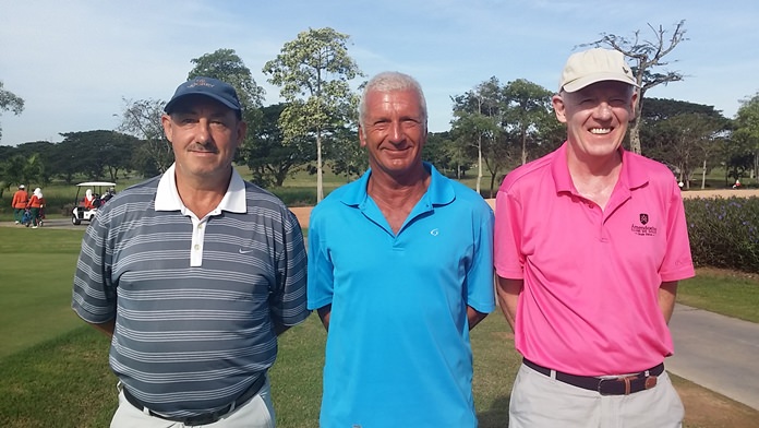 From left: Willy van Heetveld, Pete Sumner, Gerry Cooke