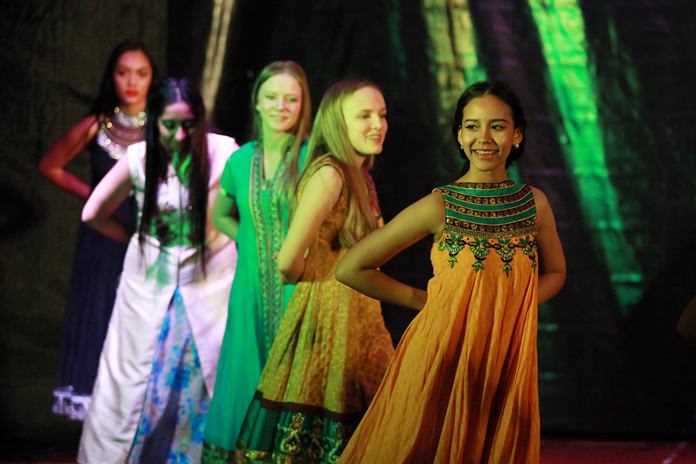 IB students put on a special Indian-style performance.