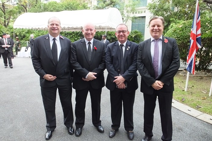 The British Chamber of Commerce Thailand was represented by (L to R) Greg Watkins, Graham Macdonald, Mark Bowling and Simon Matthews.