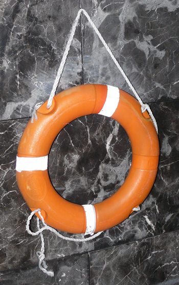 A life buoy just in case!