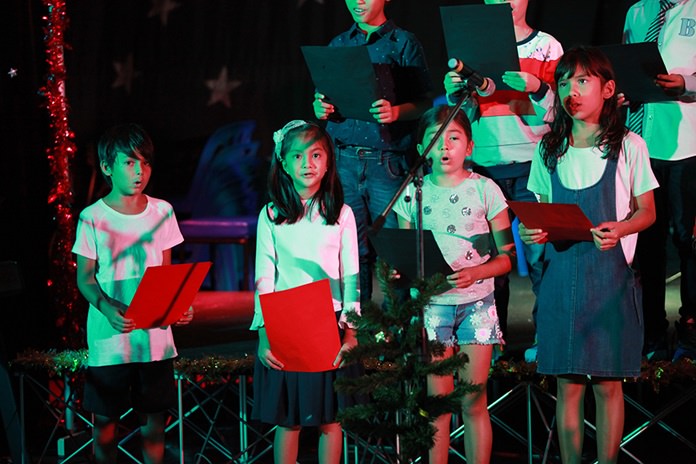 Primary performers at the GIS Christmas Concert.
