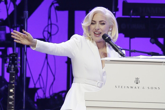Lady Gaga is shown performing in this Oct. 21, 2017 file photo. (AP Photo/LM Otero)