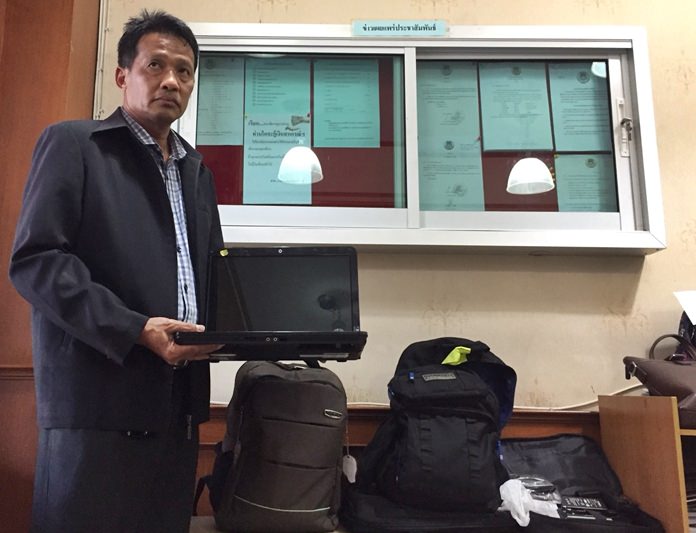 Tawat Perkboonnak, president of the Pattaya Baht Bus Cooperative, says if you’ve lost something on a baht bus, check the group’s lost-and-found bin at the co-op’s offices in Naklua.