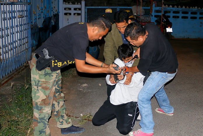 Jira Karnwad was arrested in a sting operation at the Kan Kaeha public-housing complex on Soi Bonkai.