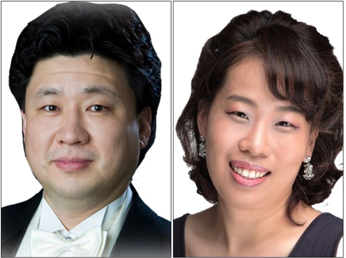 Hongtae Kim (left) & Jihyun Park.