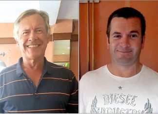 Barry Wood (left) & Paul Colfar.