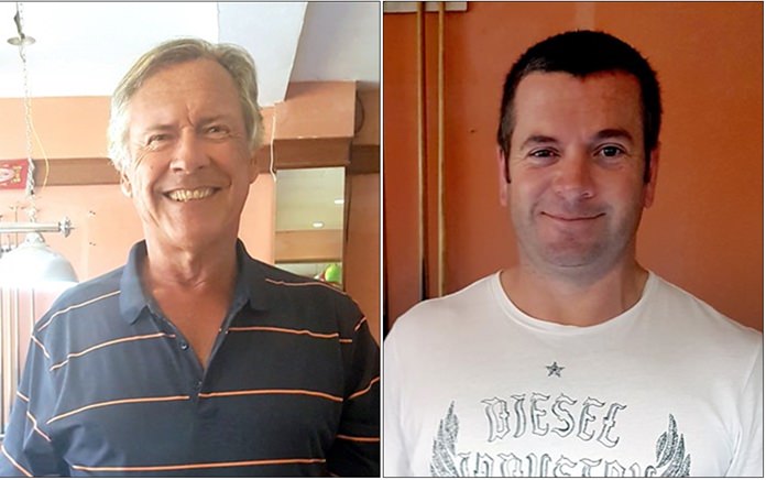 Barry Wood (left) & Paul Colfar.