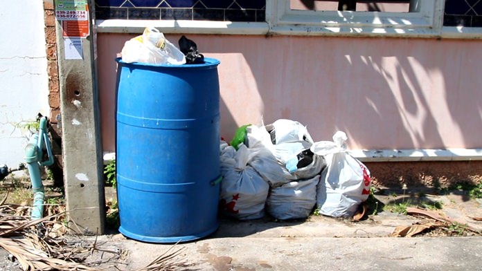 Some Pattaya residents want to know why their trash has not been picked up for three days.