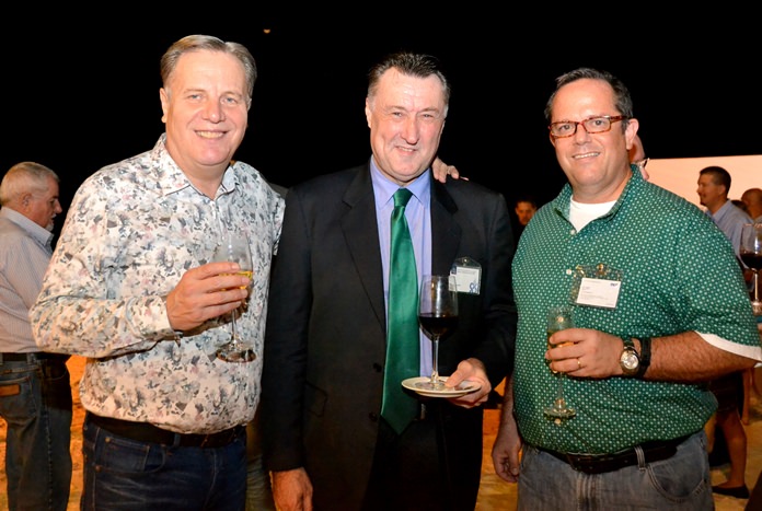 (L to R) Simon Matthews from Manpower, Baz Osborne, General Manager of Royal Varuna Yacht Club Pattaya, and John Casella from PKF Tax and Consulting Service.