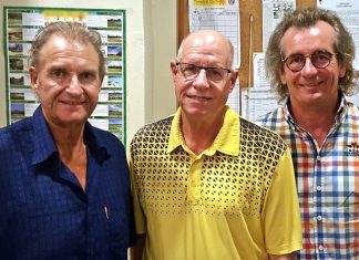 From left, Andre Van Dyk, Brian Gabe and Torsten Bischoff.