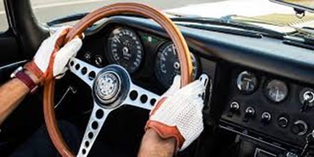 Driving gloves.