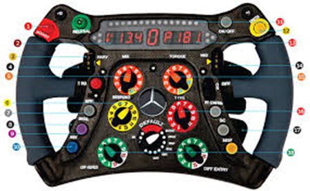 F1 Steering wheel.