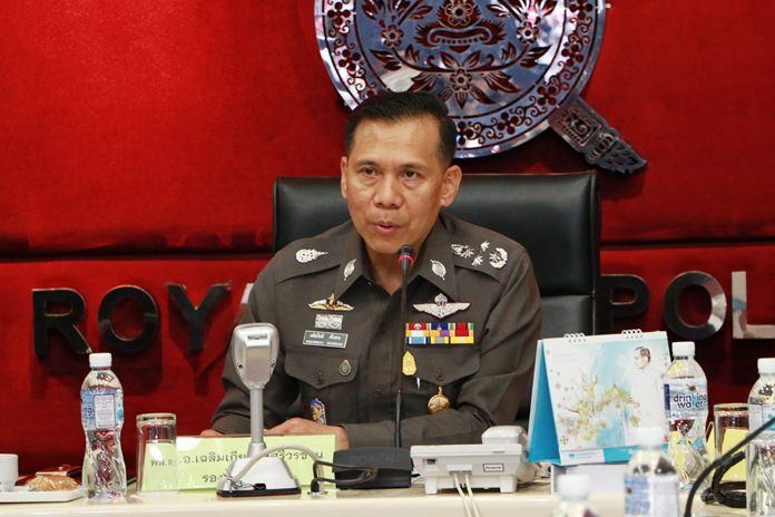 Deputy police chief Chalermkiat Sriworakan.