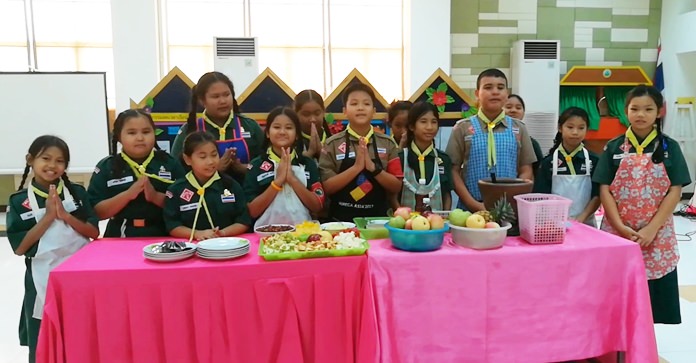 Students were treated to a meal and snacks.