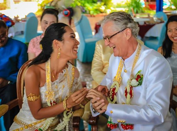 Martin and Achara Koller acted as the couple’s ‘Best Man’ and ‘Maid of Honour’.