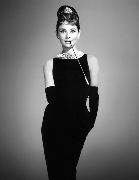 In 1961, Audrey Hepburn wore a little black dress custom designed by Hubert de Givenchy for the film “Breakfast at Tiffany’s.” (Photo/Paramount Pictures)