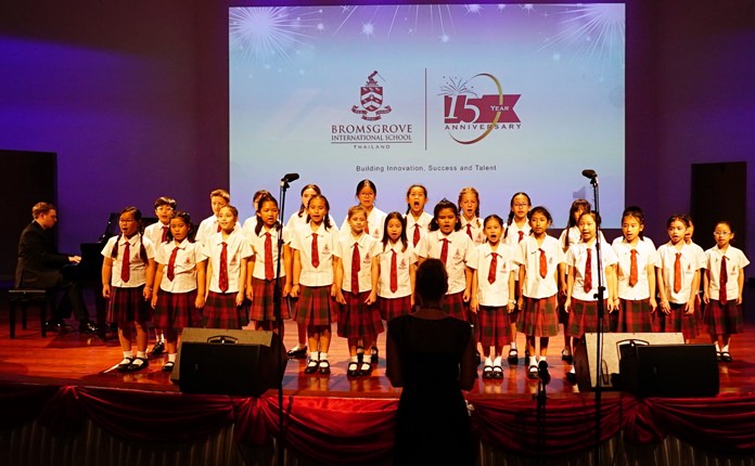 If Only You Would Listen from School of Rock, and Revolting Children from Matilda performed by Bromsgrove International School Thailand Primary Choir.
