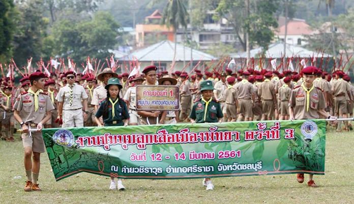 More than 1,300 boys and girls learned to find their way through life, and through the great outdoors, at the 2018 Pattaya Scouting Jamboree.