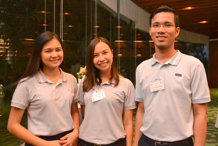 (L to R) Janya Rattanaliam, Wallaphan Sawasdikool and Metas Pukmahamad from Bangkok Hospital Pattaya.