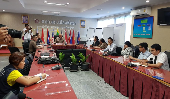 Anti-junta activists who staged a March 4 rally calling for new elections in Thailand meet with Pattaya police to acknowledge charges of holding an illegal demonstration.