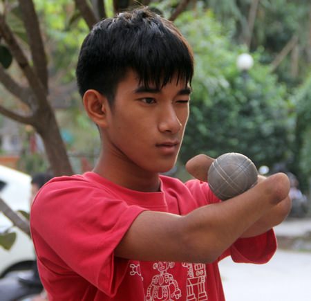 Petanque, one of many sports available to the students.