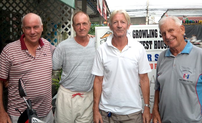 (From left) John Anderson, Dave Maw, Patrick Poussier and JC Lhoste.