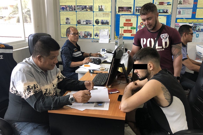 Russian Ivan Skiba has been arrested in Pattaya for drug possession and overstaying his visa.