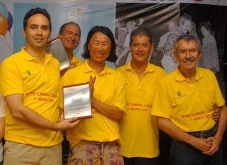 Florent (left) and Apple (3rd left) were the overall winners of the PC Classic.