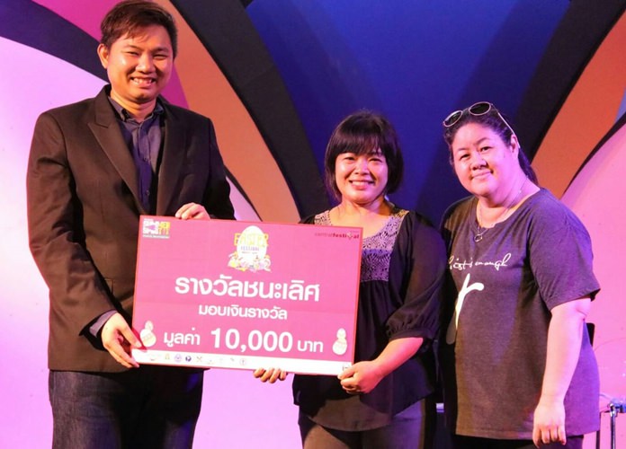The Fountain of Life Christ Church wins the Easter egg contest, taking home 10,000 baht.