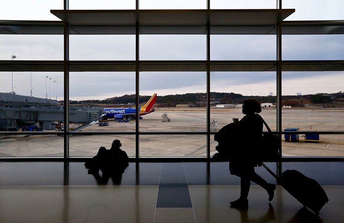 Major airlines including American Airlines, JetBlue, Southwest Airlines and United Airlines integrate buy-now-pay-later concepts into their online booking. (AP Photo/Brynn Anderson, File)