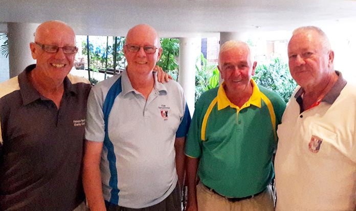 From left, John Davis, Brian Parish, Dave Cooper and Barry Elphick.