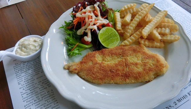 The British favorite Fish and Chips.