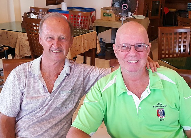 Daryl Evans (left) and Brian Parish.